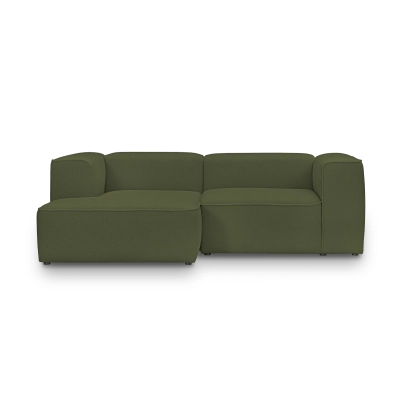 Modulares Ecksofa 220x160 cm Luss olive boucle MONONI.PL