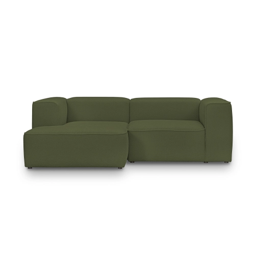 Narożnik modułowy 220x160 cm Luss oliwkowy boucle| MONONI.PL