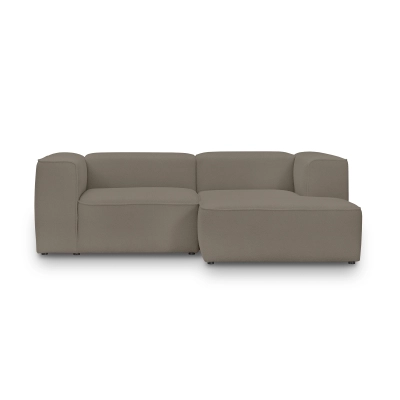 Modulares 2-Sitzer Schlafsofa 220x160 cm Luss coffee boucle