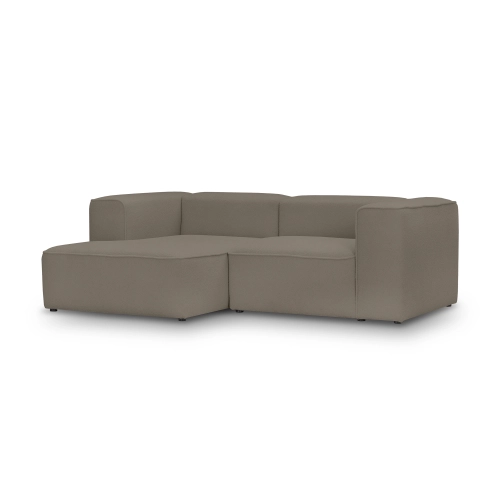 Narożnik modułowy 2 osobowy 220x160 cm Luss kawowy boucle | MONONI.PL