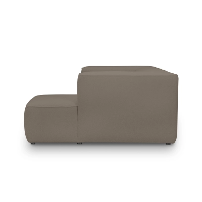 Modulares 2-Sitzer Schlafsofa 220x160 cm Luss coffee boucle