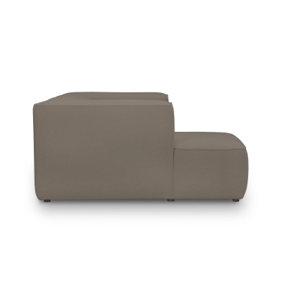 Modulares 2-Sitzer Schlafsofa 220x160 cm Luss coffee boucle