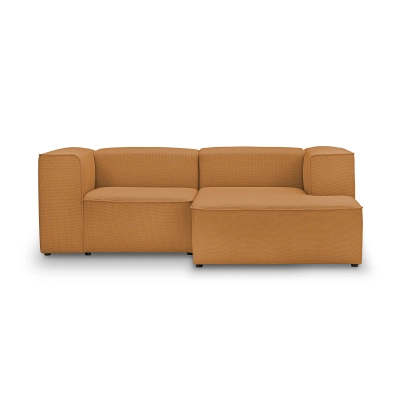 Modulares 2-Sitzer Schlafsofa 220x160 cm Luss orange | MONONI.PL