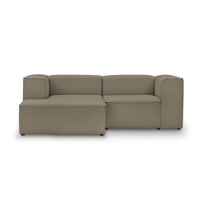 Narożnik modułowy 220x160 cm Luss taupe plecionka | MONONI.PL