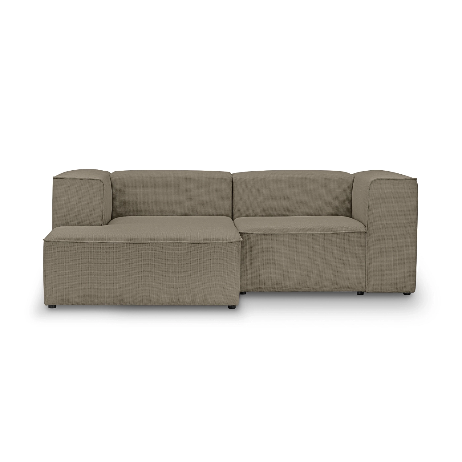 Narożnik modułowy 220x160 cm Luss taupe plecionka | MONONI.PL