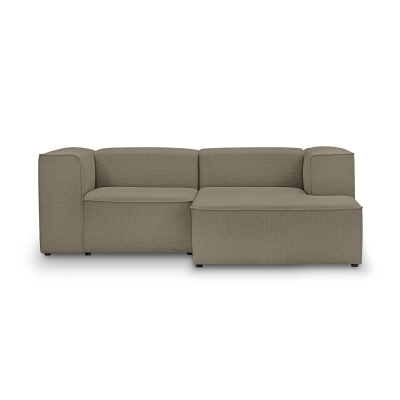 Narożnik modułowy 220x160 cm Luss taupe plecionka | MONONI.PL