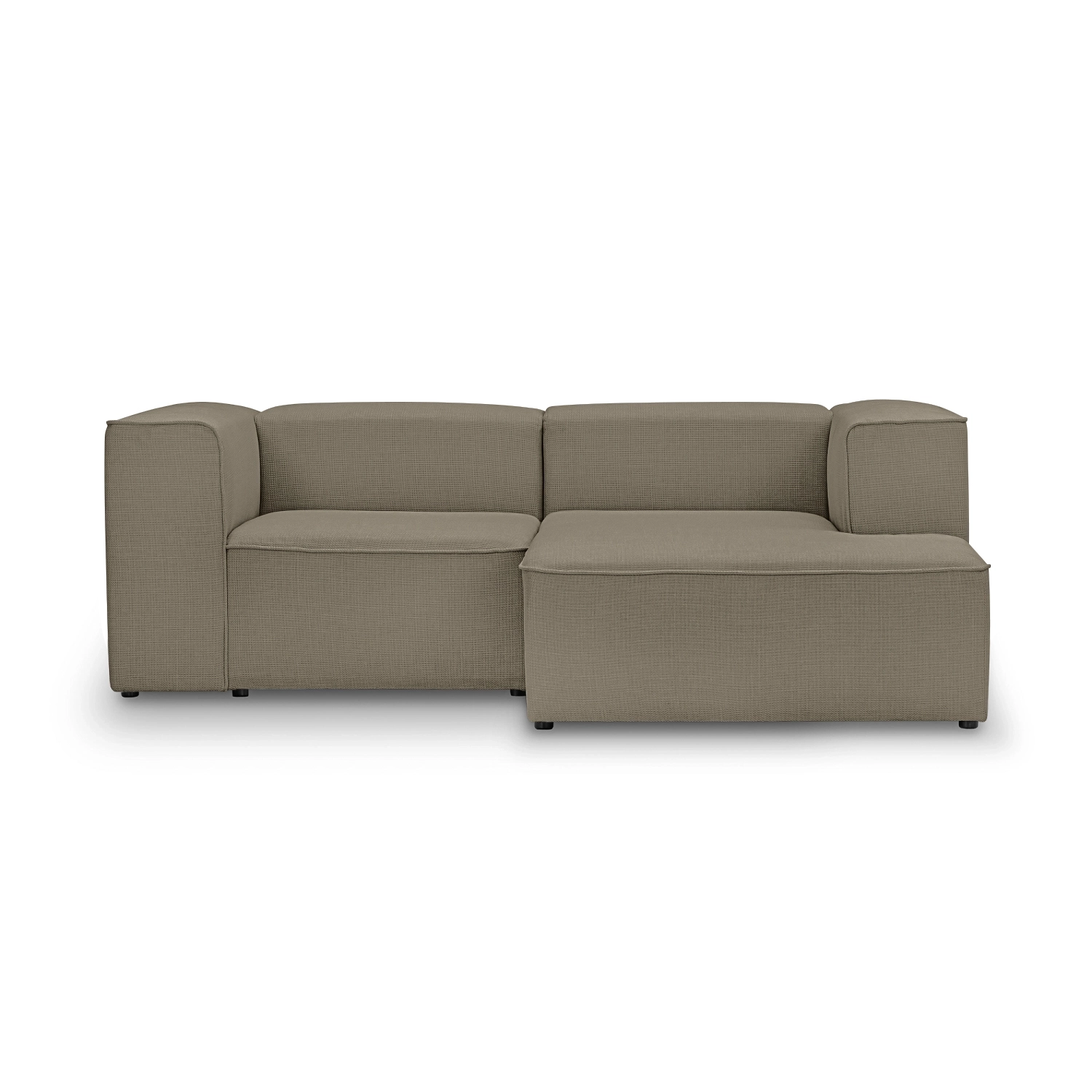 Narożnik modułowy 220x160 cm Luss taupe plecionka | MONONI.PL