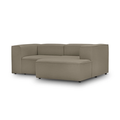 Modulares Ecksofa 220x160 cm Luss taupe kariert | MONONI.PL