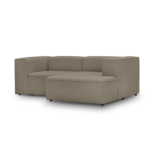 Narożnik modułowy 220x160 cm Luss taupe plecionka | MONONI.PL