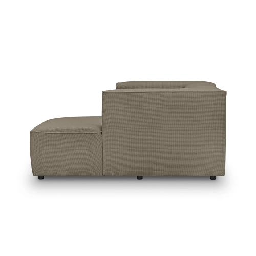 Modulares Ecksofa 220x160 cm Luss taupe kariert | MONONI.PL