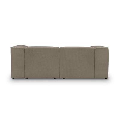Narożnik modułowy 220x160 cm Luss taupe plecionka | MONONI.PL