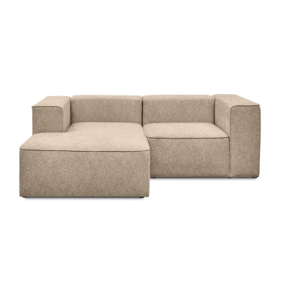 Kleines modulares Ecksofa 220x160 cm Luss beige boucle| MONONI.PL