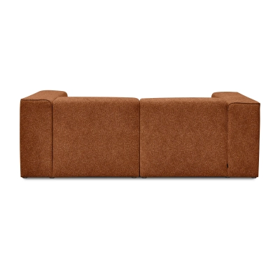Modulares 2-Sitzer Schlafsofa 220x160 cm Luss rust boucle| MONONI.PL
