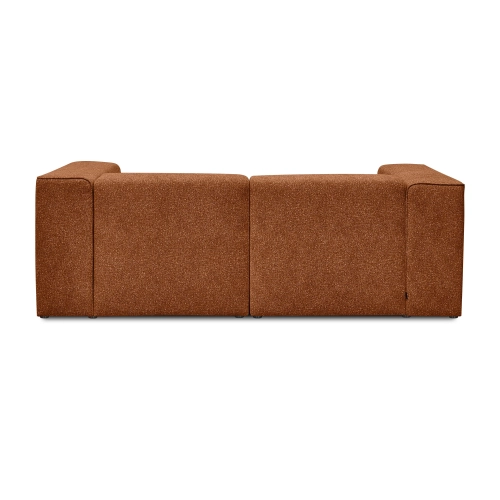 Modulares 2-Sitzer Schlafsofa 220x160 cm Luss rust boucle| MONONI.PL