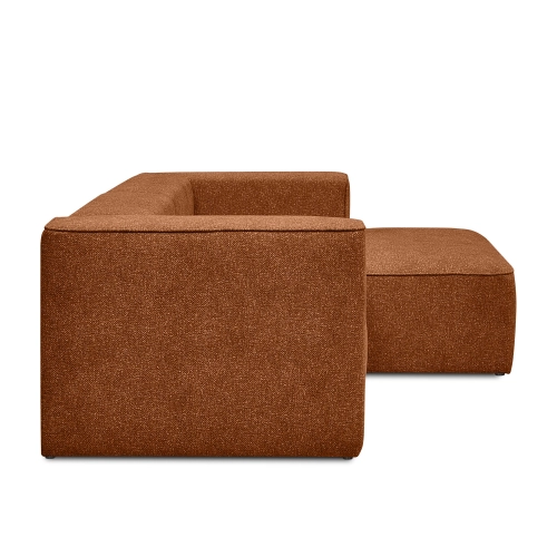 Modulares 2-Sitzer Schlafsofa 220x160 cm Luss rust boucle| MONONI.PL