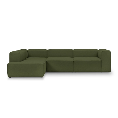 Narożnik modułowy Luss 290x210 cm oliwkowy boucle I MONONI.PL