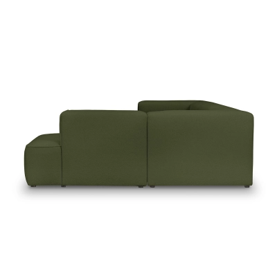 Luss modulares Ecksofa 290x210 cm olive boucle I MONONI.PL
