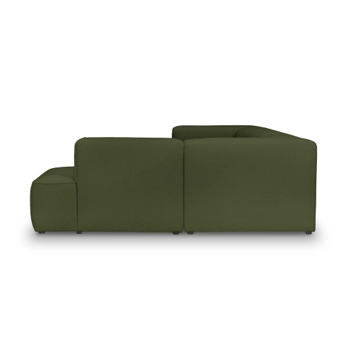 Luss modulares Ecksofa 290x210 cm olive boucle I MONONI.PL
