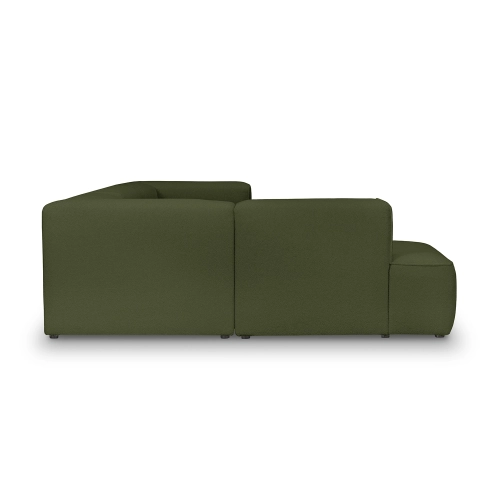 Luss modulares Ecksofa 290x210 cm olive boucle I MONONI.PL