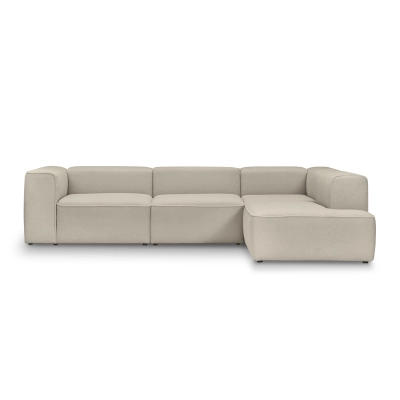 Nowoczesny narożnik modułowy 290x210 cm Luss beżowy boucle I MONONI.PL