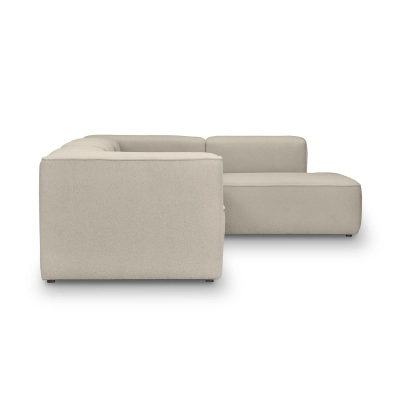 Modernes modulares Ecksofa 290x210 cm Luss beige boucle I MONONI.PL