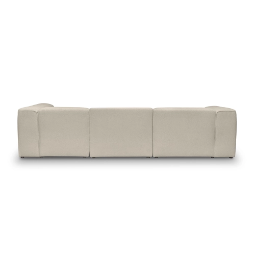 Nowoczesny narożnik modułowy 290x210 cm Luss beżowy boucle I MONONI.PL