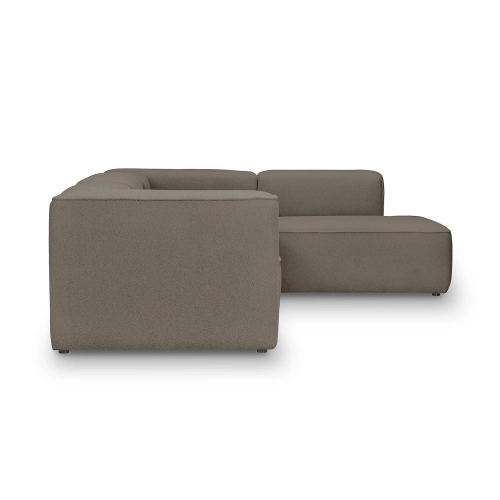 Modulares 4-Sitzer-Ecksofa 290x210 cm Luss coffee boucle I MONONI.PL