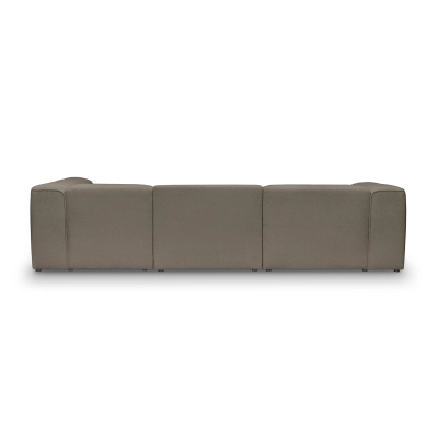 Modulares 4-Sitzer-Ecksofa 290x210 cm Luss coffee boucle I MONONI.PL