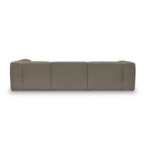 Modulares 4-Sitzer-Ecksofa 290x210 cm Luss coffee boucle I MONONI.PL