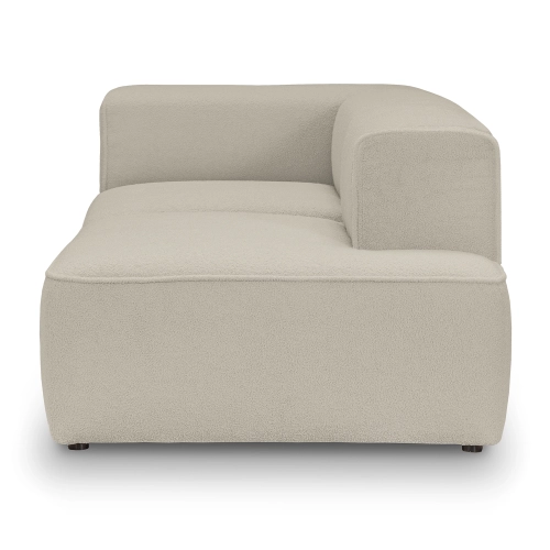Sofa mit Armlehne Luss 220x100 cm hellbeige boucle|MONI.PL
