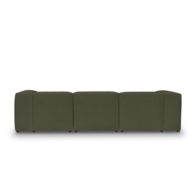 Modulares 3-Sitzer-Sofa 300x100 cm Luss olive sheniI | MONONI.PL
