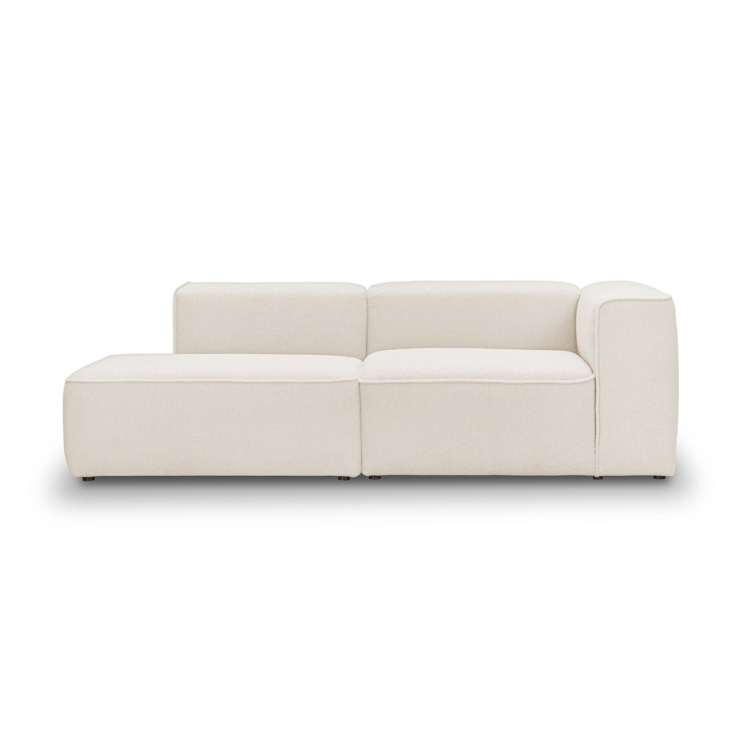Sofa modułowa  230x100 cm Luss śmietankowy beż boucle  I MONONI.PL
