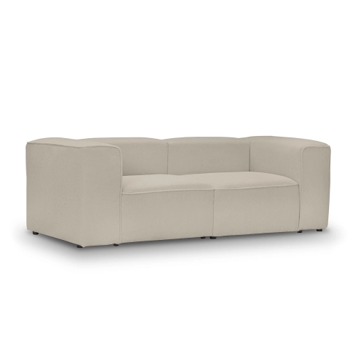 Sofa modułowa 240x100 cm Luss jasnobeżowy boucle I MONONI.PL