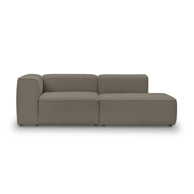 Modernes modulares Sofa 230x100 cm Luss Kaffee Boucle I MONONI.PL