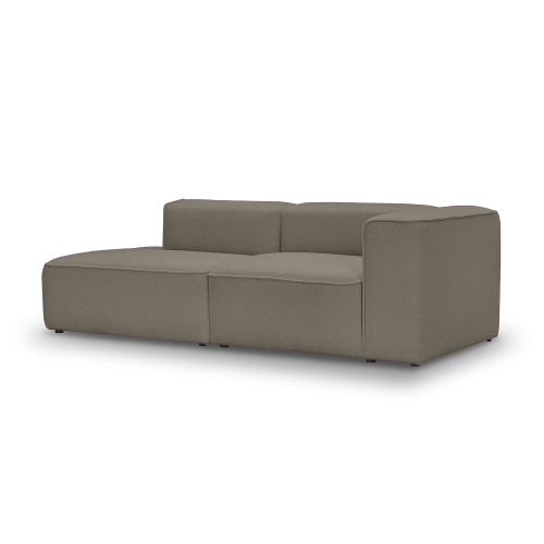 Modernes modulares Sofa 230x100 cm Luss Kaffee Boucle I MONONI.PL
