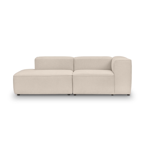 Modulares Sofa 230x100 cm mit Armlehne Luss beige I MNONI.PL