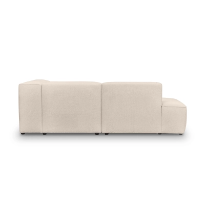 Sofa modułowa 230x100 cm z podłokietnikiem Luss beżowa I MNONI.PL