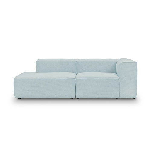 Sofa 230x100 cm z podłokietnikiem Luss jasnoniebieski I MONONI.PL