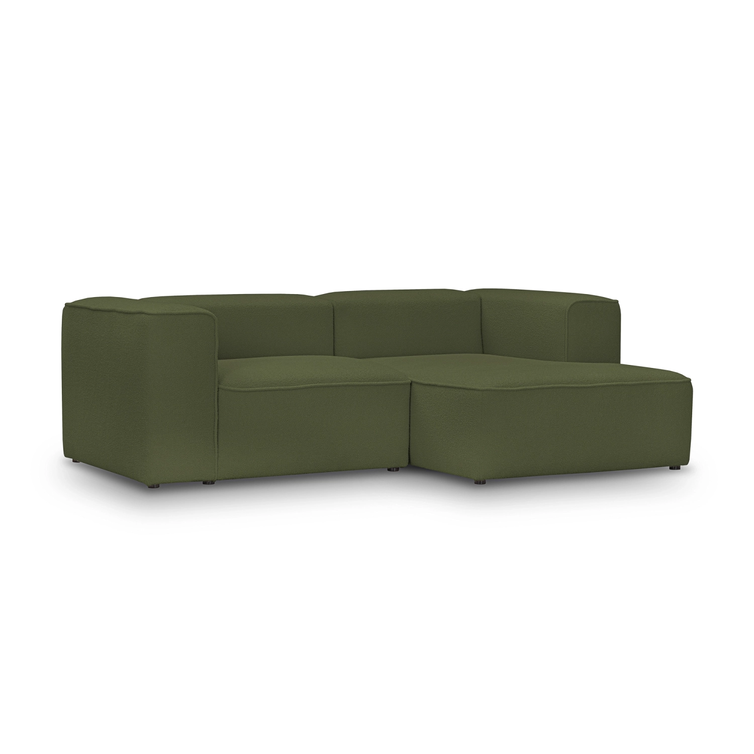 Modulares Ecksofa 230x160 cm Luss olivgrün I MONONI.PL