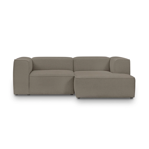 Modulares 2-Sitzer Schlafsofa 230x160 cm Luss coffee boucle I MONONI