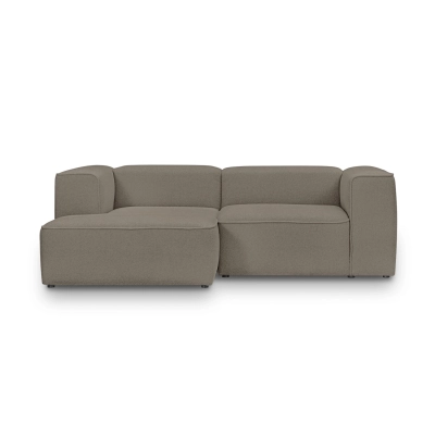 Modulares 2-Sitzer Schlafsofa 230x160 cm Luss coffee boucle I MONONI