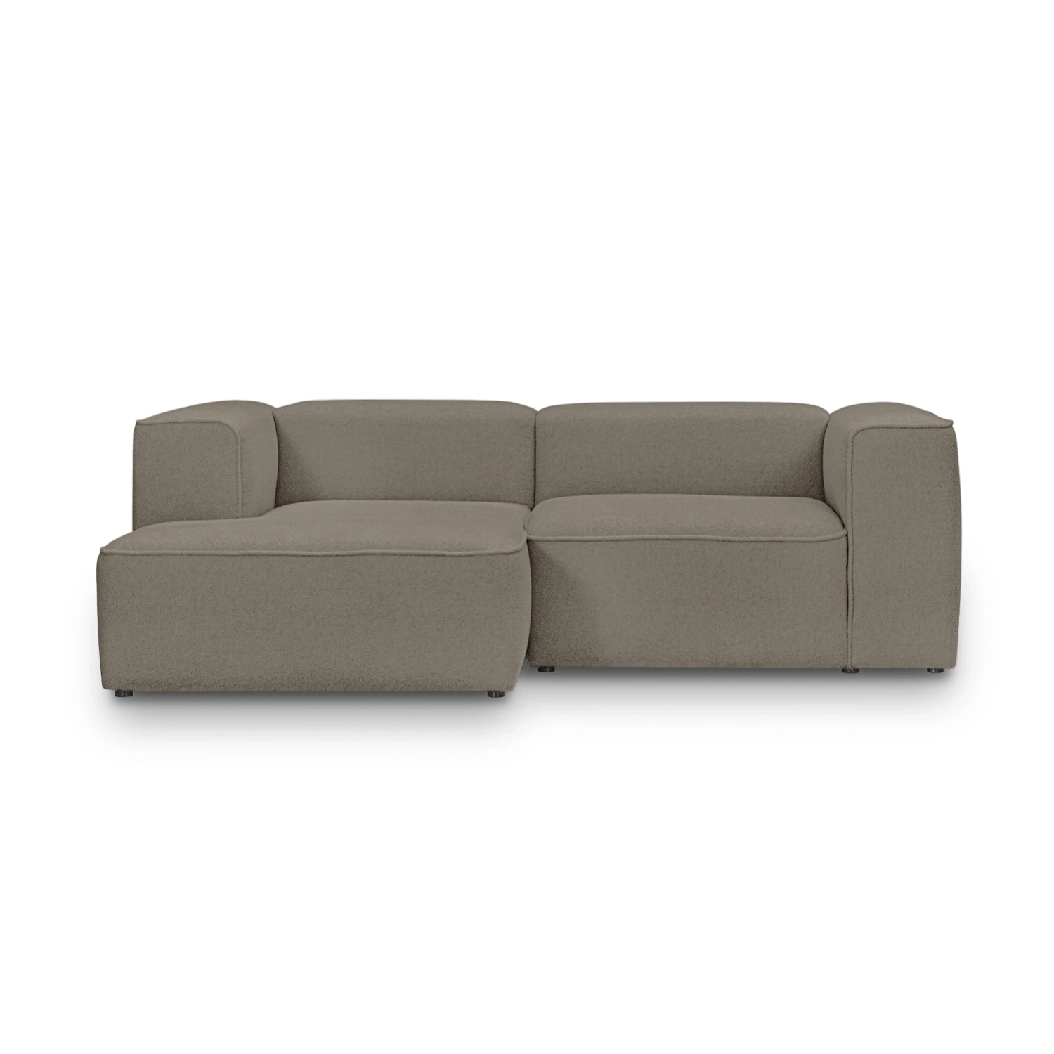 Narożnik modułowy 2 osobowy 230x160 cm Luss kawowy boucle I MONONI.PL