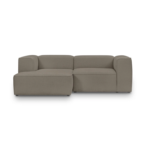 Modulares 2-Sitzer Schlafsofa 230x160 cm Luss coffee boucle I MONONI