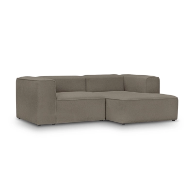 Modulares 2-Sitzer Schlafsofa 230x160 cm Luss coffee boucle I MONONI