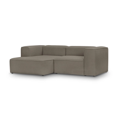 Narożnik modułowy 2 osobowy 230x160 cm Luss kawowy boucle I MONONI.PL