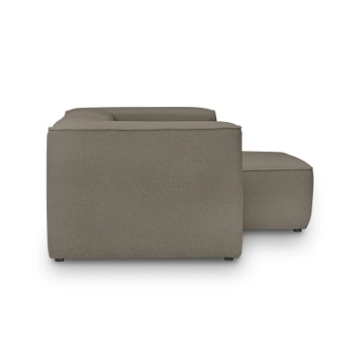 Modulares 2-Sitzer Schlafsofa 230x160 cm Luss coffee boucle I MONONI