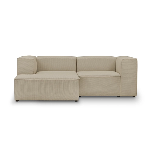 Narożnik modułowy  230x160 cm Luss beżowy plecionka I MONONI.PL