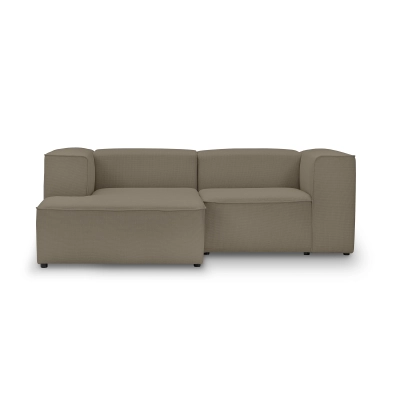 Mały narożnik modułowy  230x160 cm Luss taupe plecionka I MONONI.PL