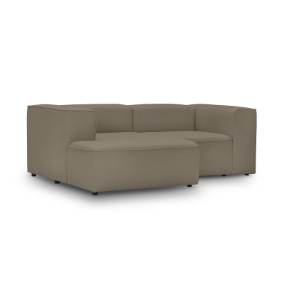 Mały narożnik modułowy  230x160 cm Luss taupe plecionka I MONONI.PL
