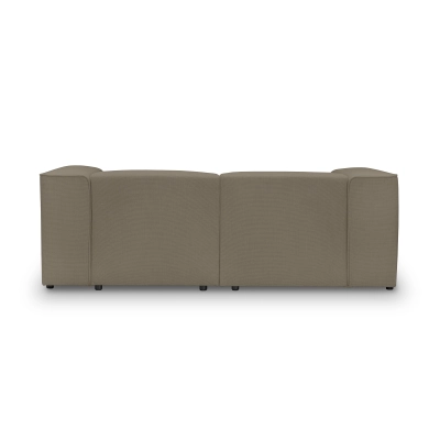 Mały narożnik modułowy  230x160 cm Luss taupe plecionka I MONONI.PL